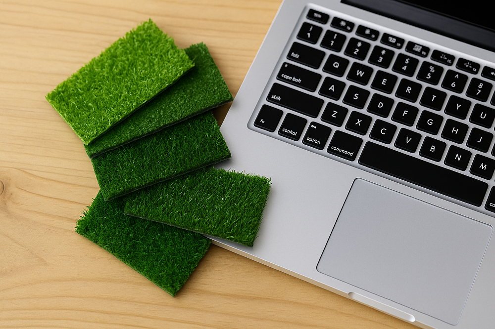 Artificial grass sample pack